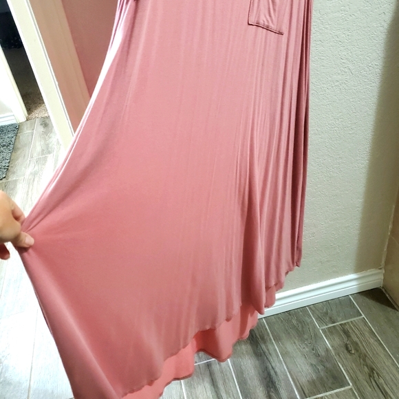 Pink Lula Roe pink dress - Picture 2 of 5